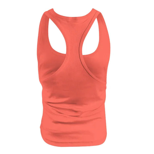 Gebruik Deze Terug Bekijk Gymnastic Stringer Mockup Living Coral Color — Stockfoto