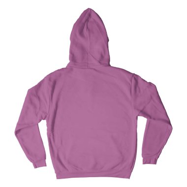 Markanızı bu Arka Görünüm Gerçekçi Kazak Mockup 'la Kraliyet Leylak Rengi ile tanıtın.