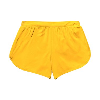 Tasarım fikirlerinizi daha gerçekçi yapın, bu Arka Görünüm Süslü Kadın Şortu ile Limon Tadı Rengi Modeliyle.