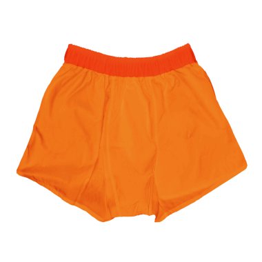 Gerçekçi bir Cephe Görünümü Etkileyici Erkek Boksör Şortu Havuç Kıvrımlı Rengi size lüks bir tasarım sunmak için.