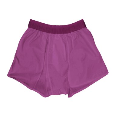 Etkileyici Erkek Boksör Şortu 'nun Parlak Orkide Rengi' nde Şık bir tasarım için gerçekçi bir ön görünüm..