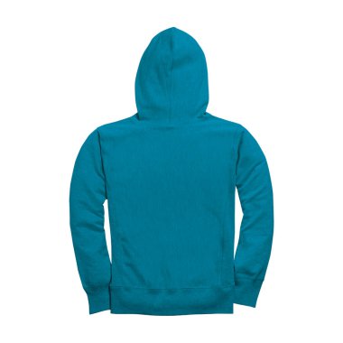 Modern Back View Fabulous Hoodie Mockup Mavi Atoll Rengi, size güzel bir tasarım sağlamak için.