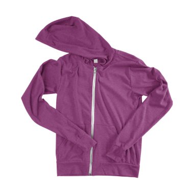 Parlak orkide renginde ve fermuarlı harika kapüşonlu kapüşonluyla logonuzu daha güzel ve değerli bir şekilde tanıtabilirsiniz..