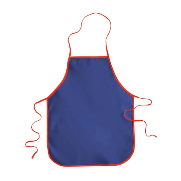 Помощью Этого Excellent Apron Mockup Deep Ultramine Color Продвигайте Логотип — стоковое фото