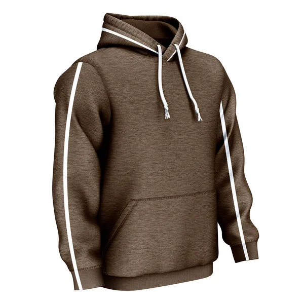 Door Het Gebruik Van Deze Side View Creative Sport Hoodie — Stockfoto