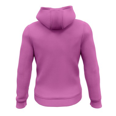 Arka Görünüm Harika Erkekler Fermuarı Mor Orkide Rengi ile Model Model Logonuzu özelleştirmenize yardımcı olacak veya bir profesyonel gibi tasarımlar