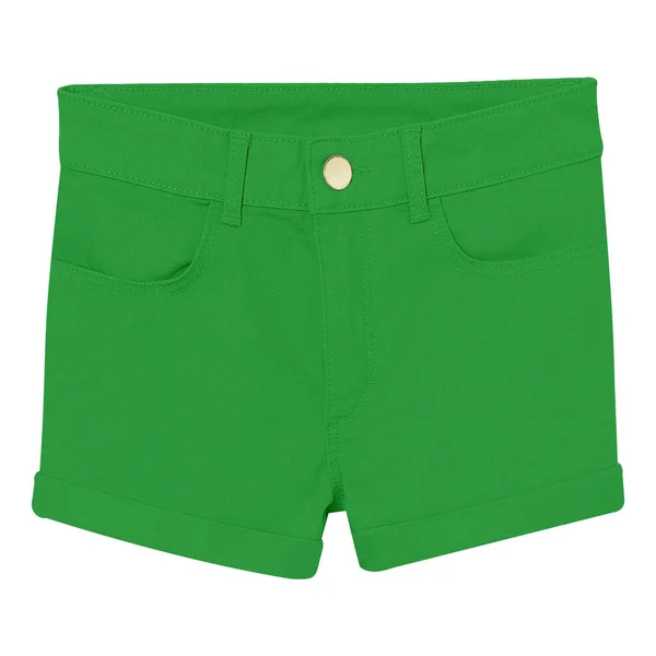 Mit Diesem Awesome Baby Shorts Mockup Klassischer Grüner Farbe Können — Stockfoto