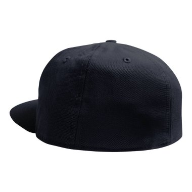 Use this blank Back View Luxurious Cap Mockup In Dark Sapphire Color to make your design becomes more luxuriou