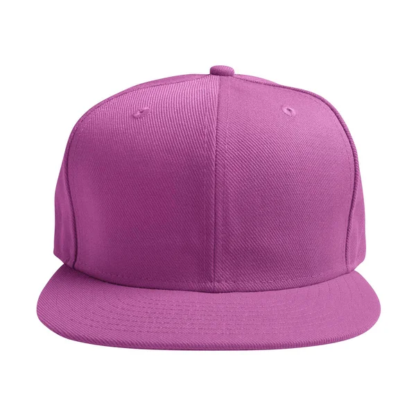Front View Luxurious Cap Mockup Radiant Orchid Color Make Your — Stok fotoğraf