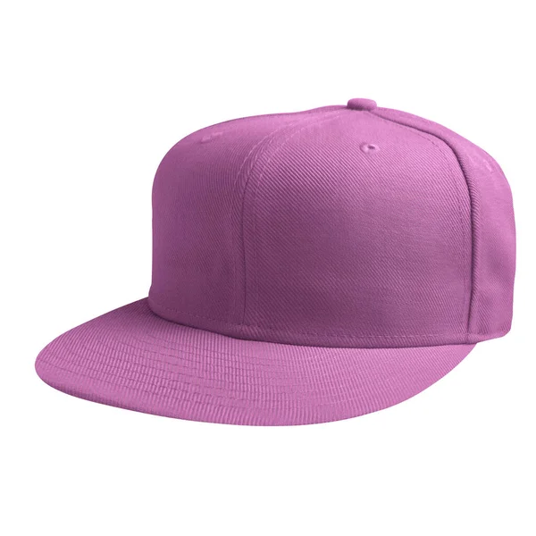 Denna Half Side View Luxurious Cap Mockup Radiant Orchid Color — Stockfoto