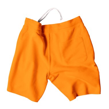 Bu Şaşırtıcı Şortların Dönüşümsel Görünümü Turmerik Toz Rengi, basit bir boş şablon ve kullanılmaya hazır.