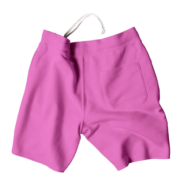 Back Perspective View Amazing Shorts Mockup Royal Lilac Color Egy — Stock Fotó