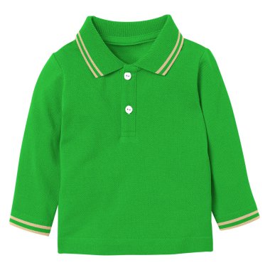 Bir kaç tıklamayla tasarımlarınızı bu şirin uzun kollu tişörtle görebilirsiniz. Klasik Yeşil Renkli