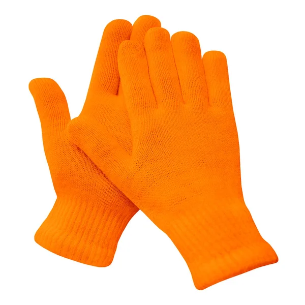 Este Impresionante Guantes Invierno Mockup Zanahoria Curl Color Hará Que — Foto de Stock