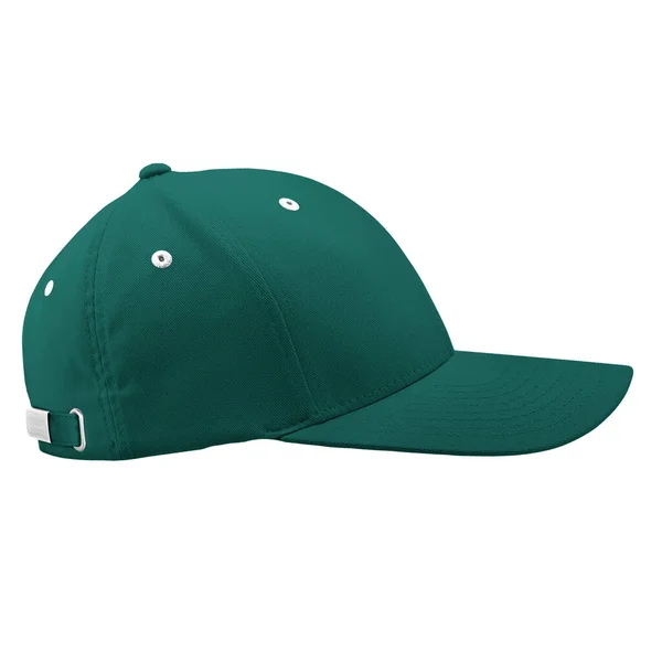 Side View Fabulous Cap Mockup Alpine Green Color Tryckbar Och — Stockfoto