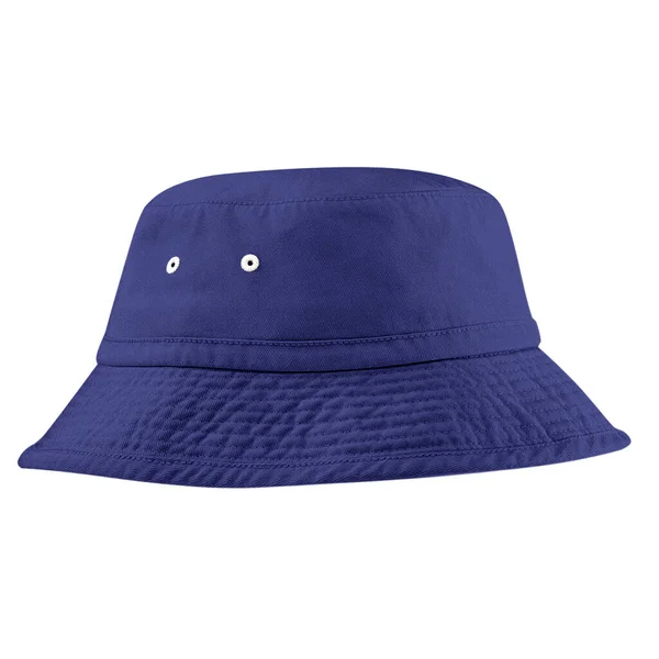 Esta Alta Resolução Side View Fantasticbucket Hat Mockup Clematis Blue — Fotografia de Stock