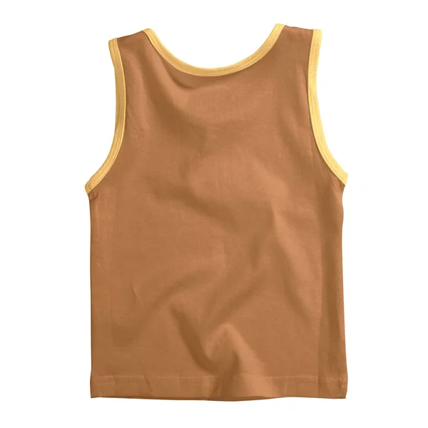 Met Deze Back View Indrukwekkende Baby Tank Top Mockup Bear — Stockfoto