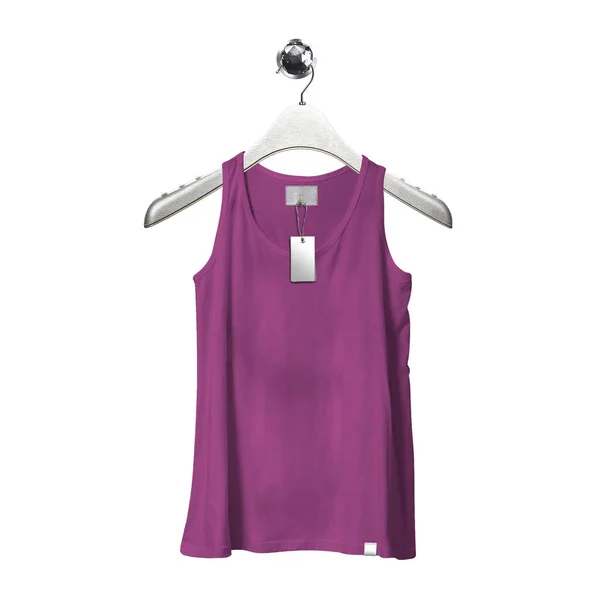 Put Your Design Graphics Top Front View Magnificent Tank Top — Stock Photo, Image