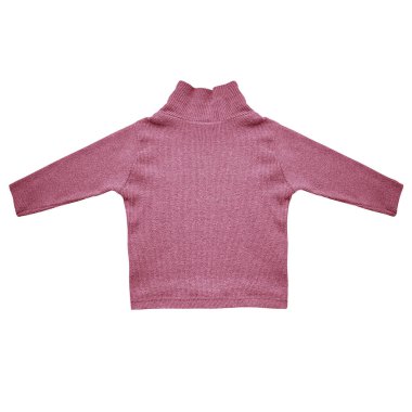 Get An Attractive Design With This Front View Astonishing Kid Jumper Mockup In Geranium Pink Color, Save Your Time.