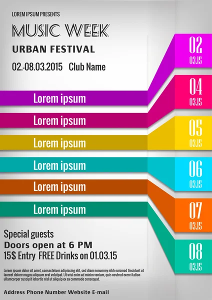 Müzik Festivali Afiş