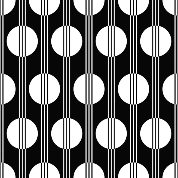 Art deco siyah beyaz seamless modeli