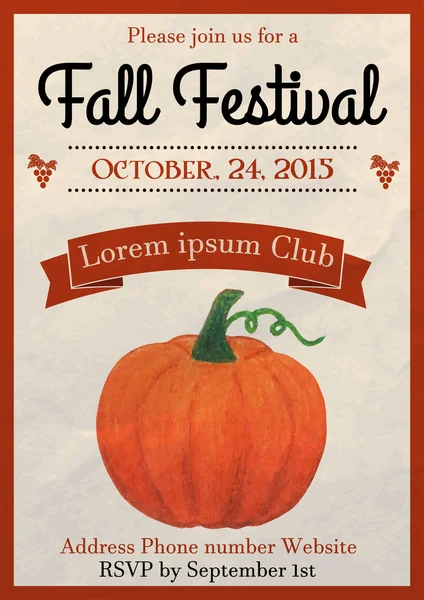 Sonbahar Festivali el ilanı