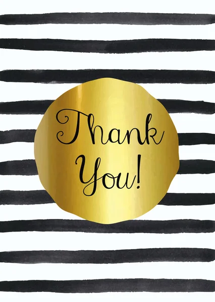 Suluboya teşekkür kartı