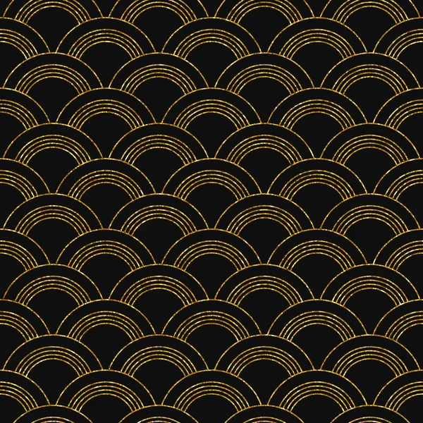 Art deco altın seamless modeli