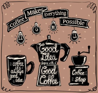 Download Coffee Its Always Good Idea Free Vector Eps Cdr Ai Svg Vector Illustration Graphic Art