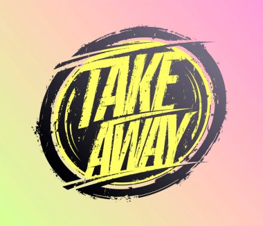 Pul vektör kalıbını kaldır, dağıtım sembolü şablonu