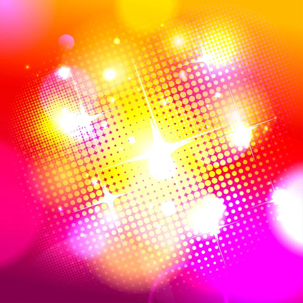 Bokeh Background Pop Art Dots Vector Modelling — 图库矢量图片