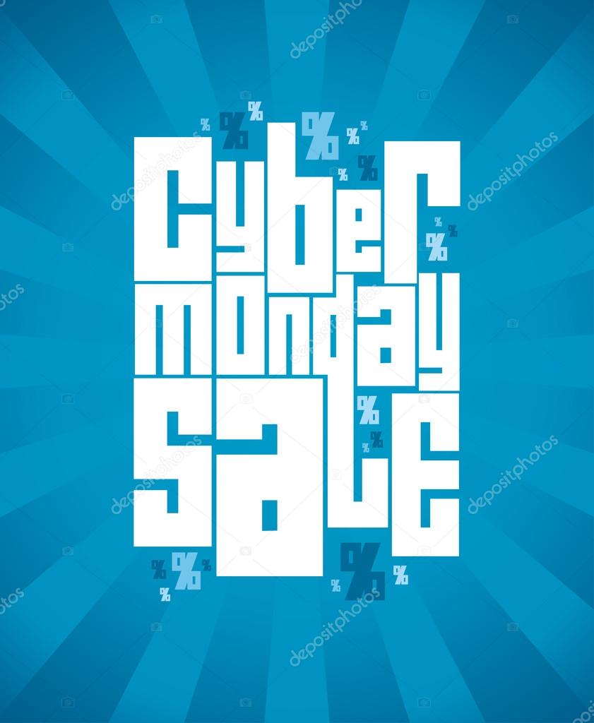 Cyber monday sale banner.