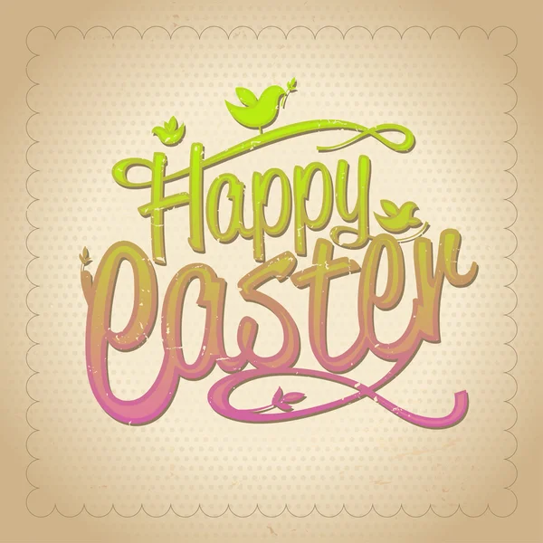 Feliz Pascua Diseño . — Vector de stock