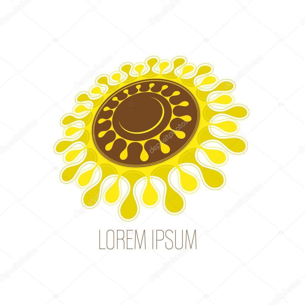 Sunflower logo symbol.