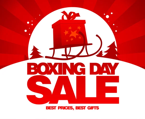 Boxing Day Sale. — Stock Vector