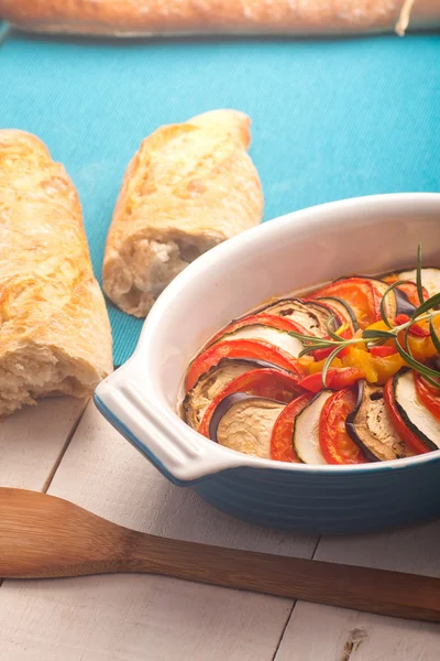 Ratatouille bir tabak güveç. — Stok fotoğraf