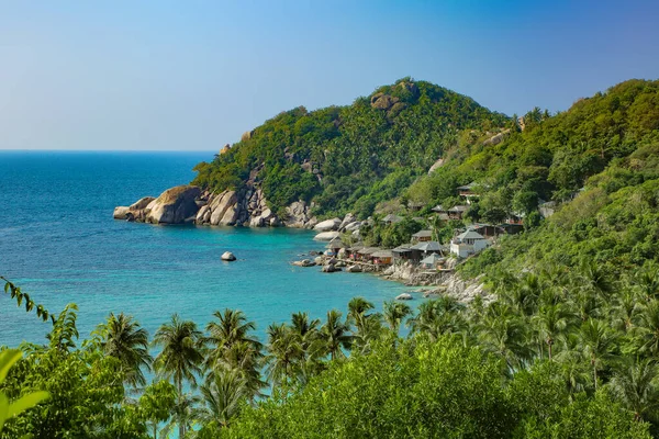 Krásné Pobřeží Jižního Pobřeží Ostrova Thian Bay Taa Cha Bay — Stock fotografie