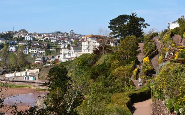 Roundham Head Zig-Zag paths — Stock Photo, Image