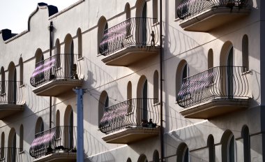 İngiliz Rivierası balkon