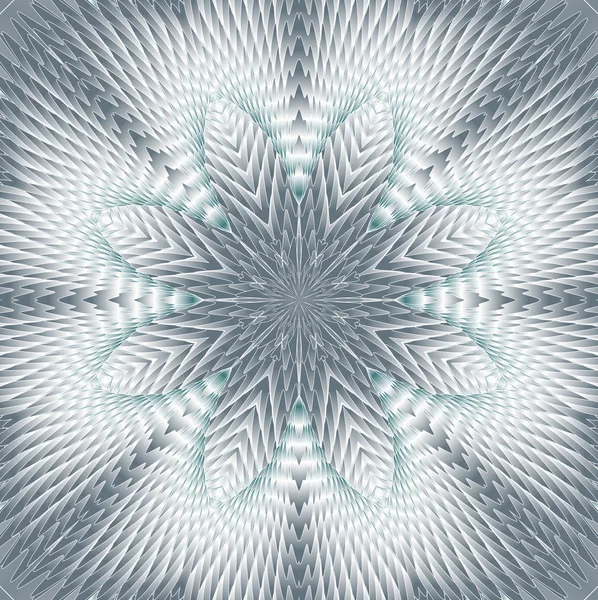 Kaleidoscopic gray pattern — Stock Photo, Image