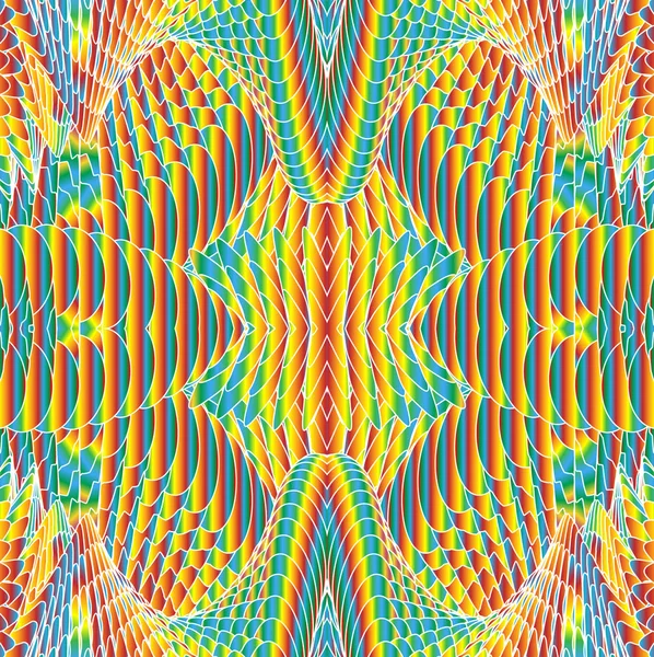 Kalejdoskopisk ljusa rainbow mönster — Stockfoto