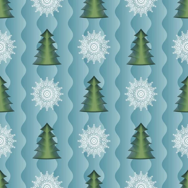 Vector Background Christmas Wrapping Paper — Stock Vector