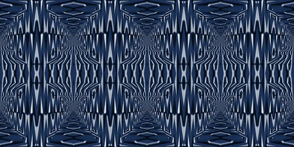 Abstrakter Hintergrund Mit Symmetrischen Mustern Blauen Farben Kann Für Drucke — Stockfoto