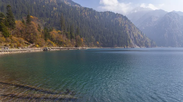 Sichuan jiuzhaigou paisagem natural na China — Fotografia de Stock