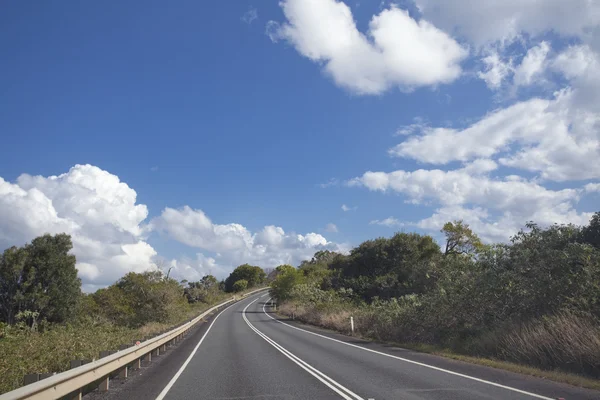 Primo piano di un'autostrada locale — Foto Stock