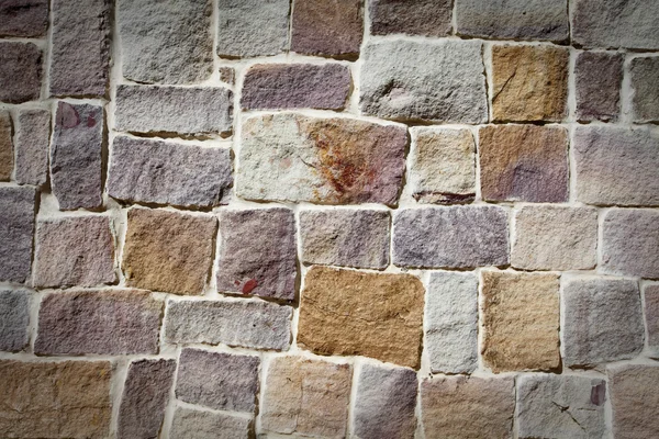 Fecho parcial da parede de pedra — Fotografia de Stock