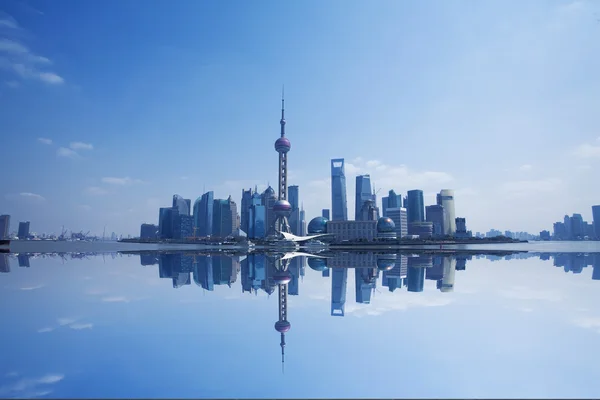 Shanghai, pudong morgen — Stockfoto
