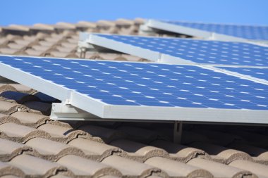 Photovoltaic solar energy clipart