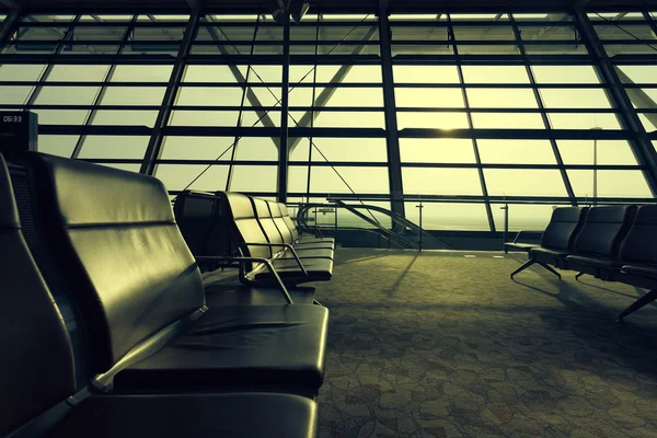 Часткове функції терміналу аеропорту — стокове фото