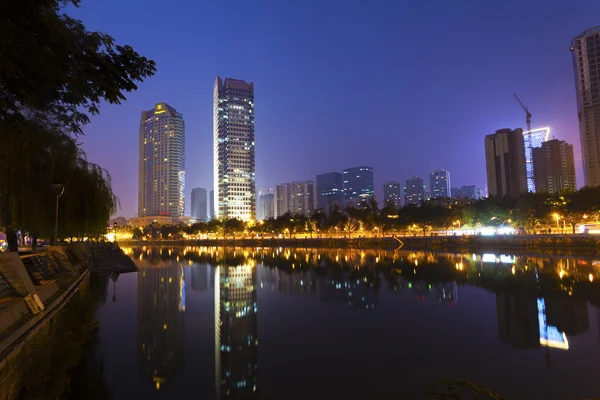 Kina chengdu staden byggnad — Stockfoto